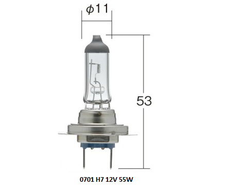 KOITO - Halogen Bulb (0473, 0474, 0701, 0443E, 0456E, 0468E, ..)